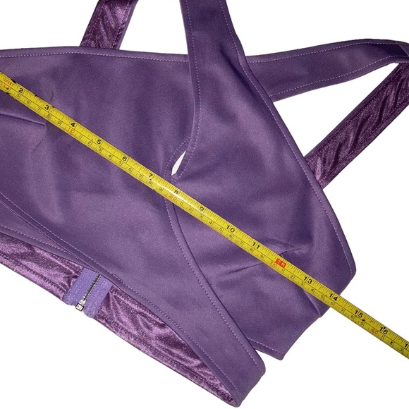 Purple cross Crop Tobi Top - Picture 5 of 5